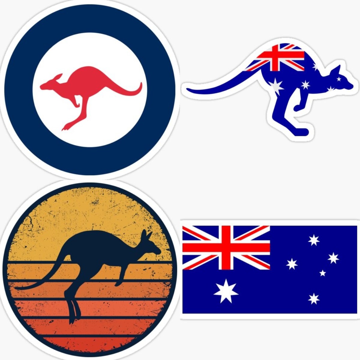 Car Accessories Australia - Canguro Zona Australia pegatina de parachoques