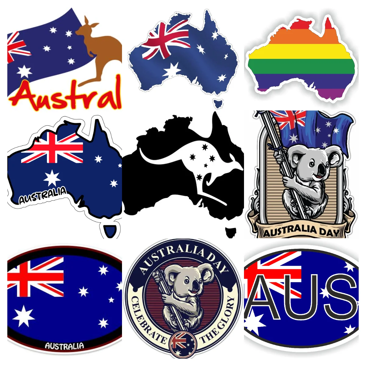 Car Accessories Australia - Pegatinas creativas de PVC con emblema