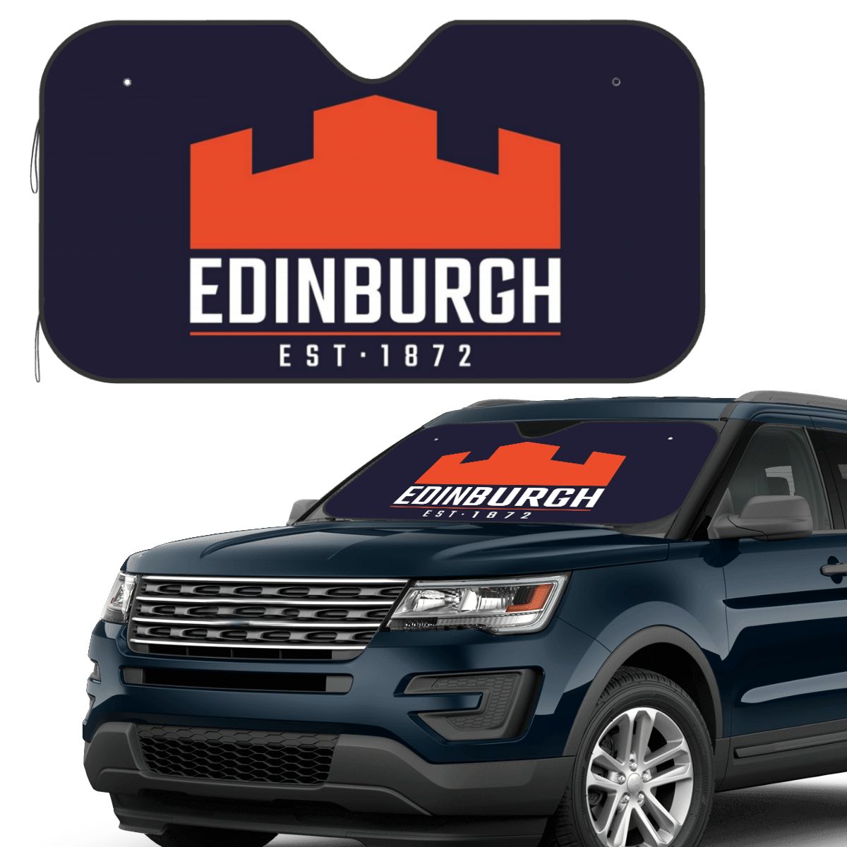 Car Accessories Edinburgh - Parasol con Logo de Rugby de