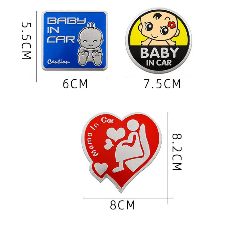 Pegatinas de advertencia para  - Car Accessories Sticker reseña y precio