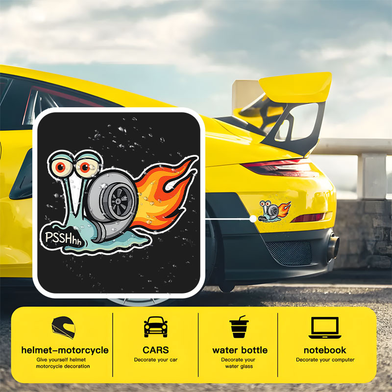 Paquete de 5 pegatinas diverti - Car Accessories Sticker reseña y precio