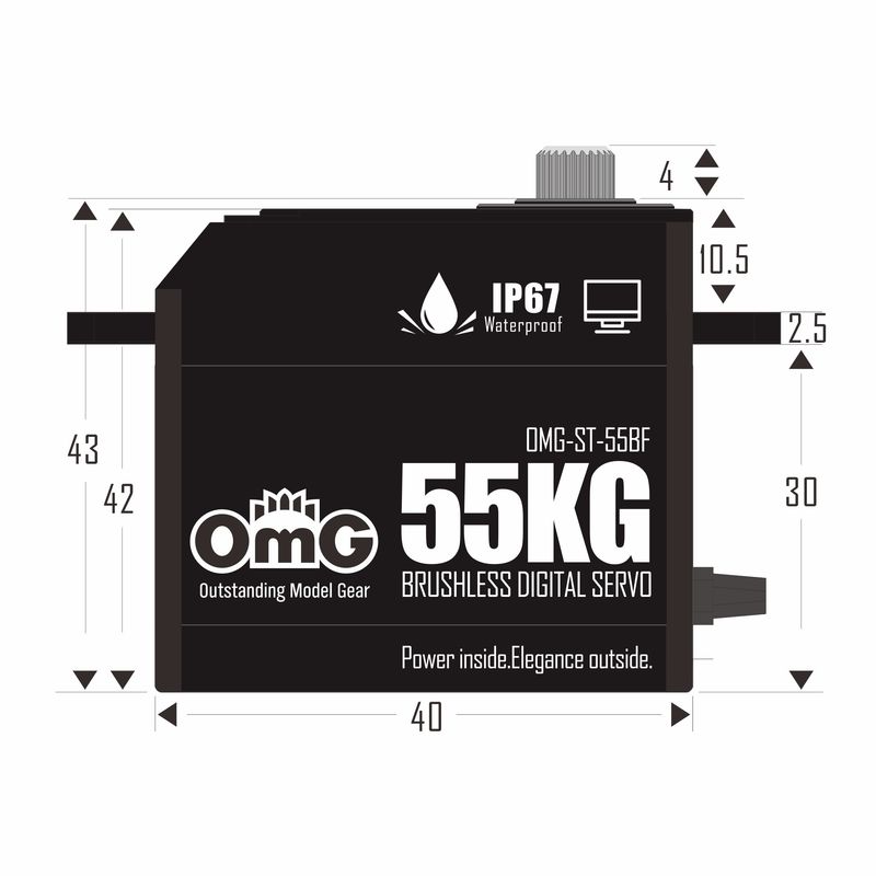 Servomotor Omg de 50kg Omg-St- - Car Accessories Omg reseña y precio