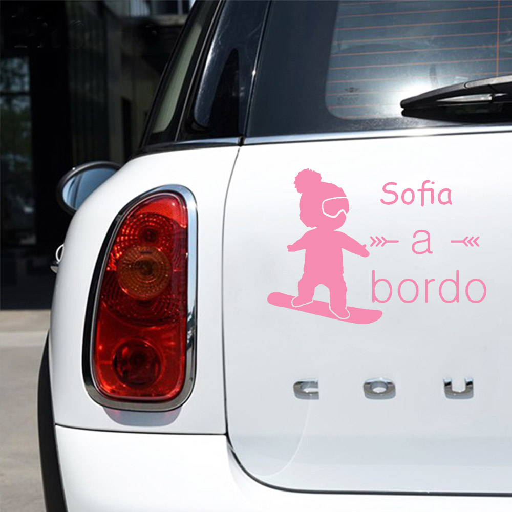 1 unidad de vinilo de bebé a b - Car Accessories Sticker reseña y precio