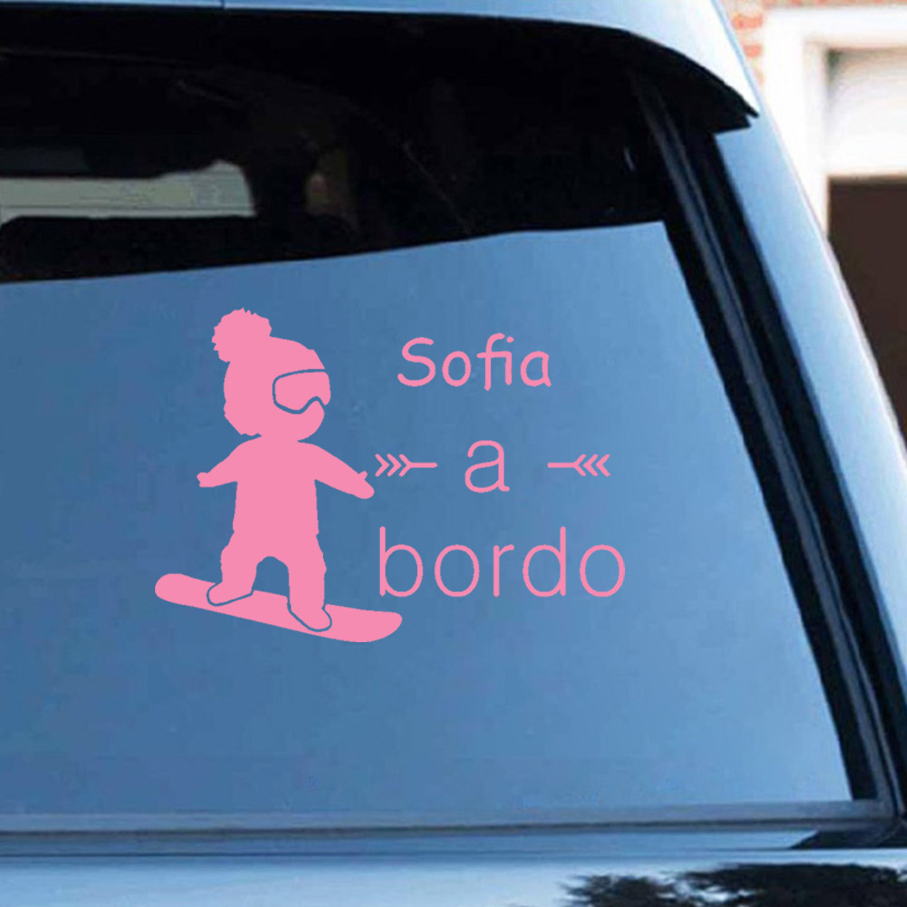 1 unidad de vinilo de bebé a b - Car Accessories Sticker reseña y precio