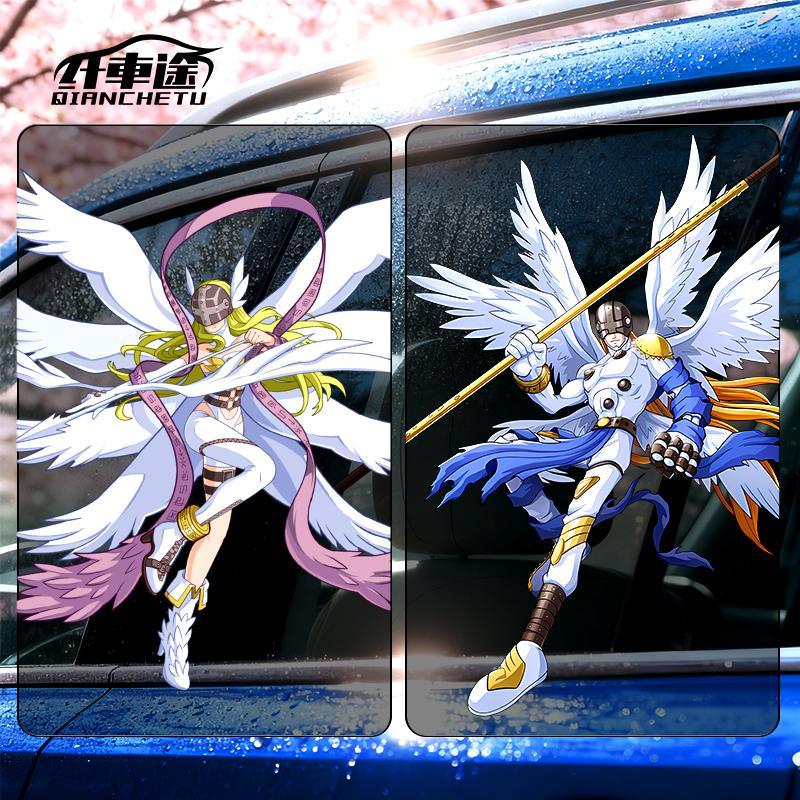 Pegatina para coche Digimon, b - Car Accessories Sticker reseña y precio