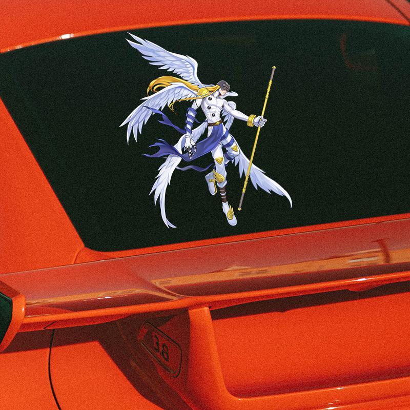 Pegatina para coche Digimon, b - Car Accessories Sticker reseña y precio