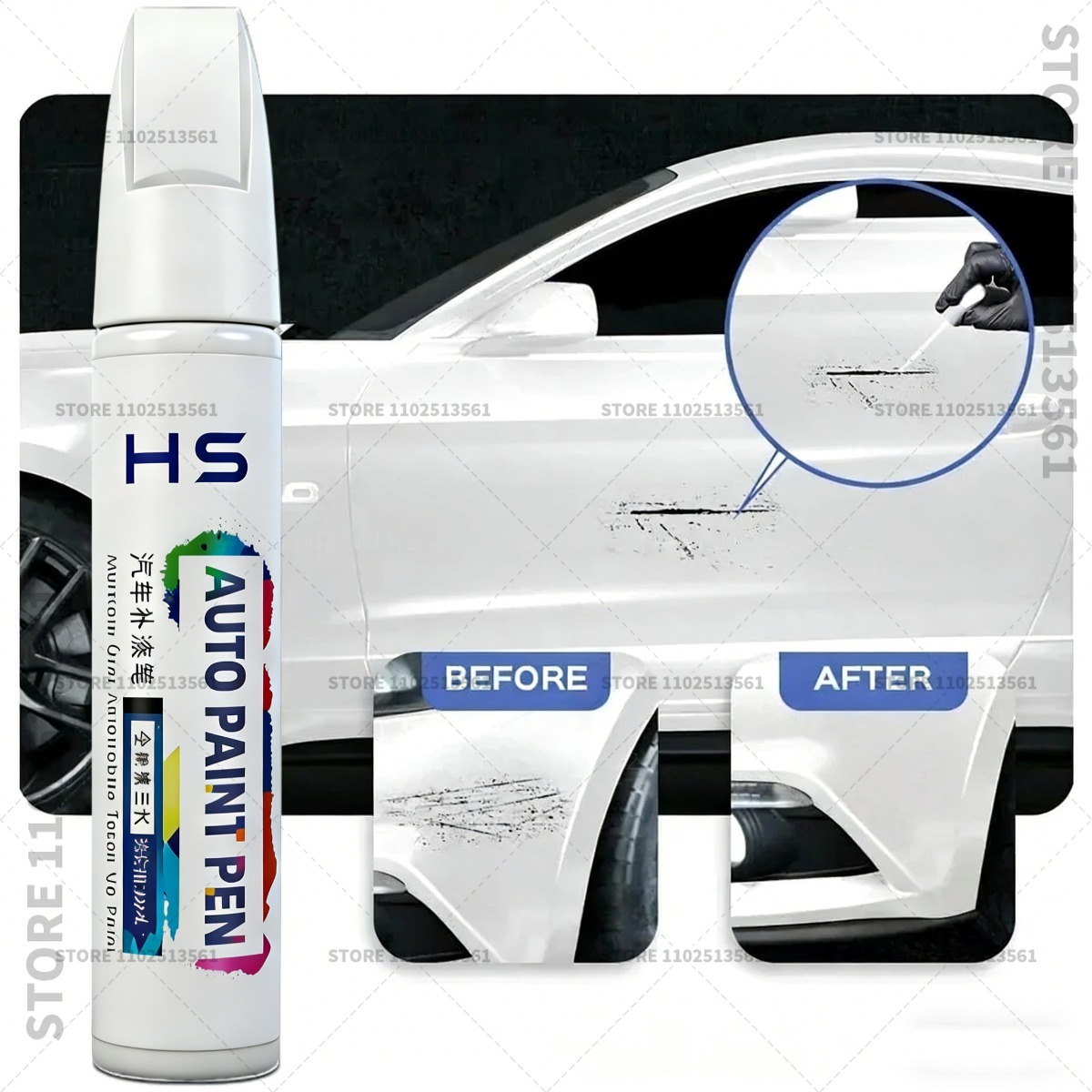 Bolígrafo de Pintura para Reto - Car Scratch Remover Pen reseña y precio