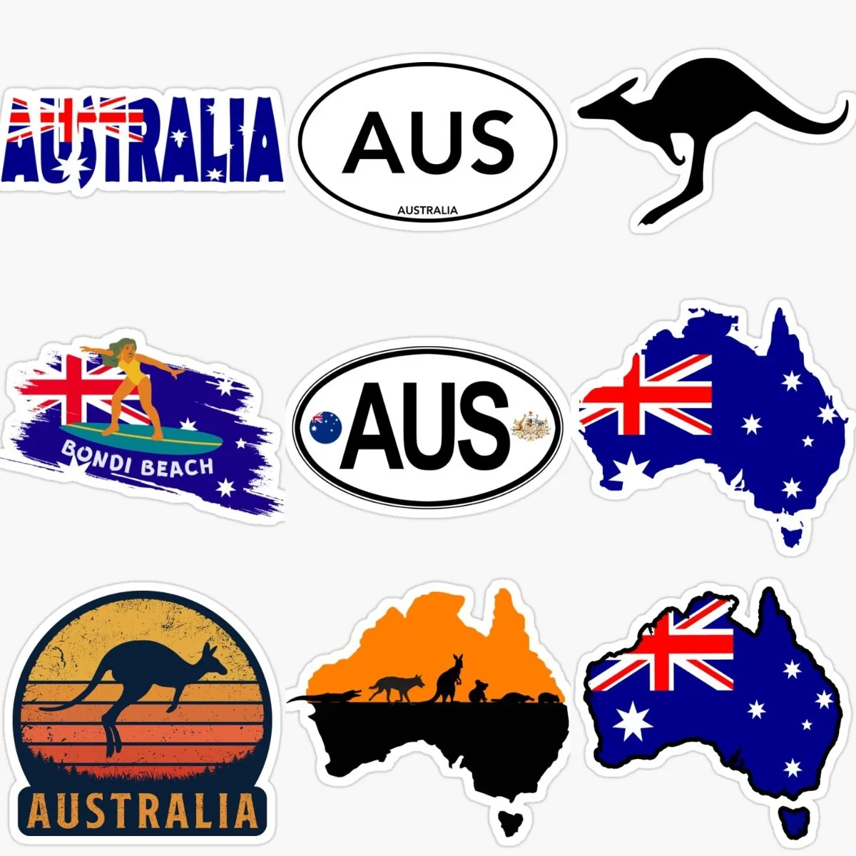Creativo AUS bandera de Austra - Car Accessories Australia reseña y precio